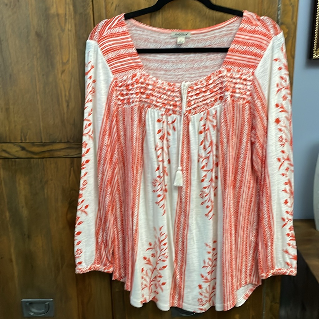 Lady Brand Pullover Ladies Blouse Size L 22